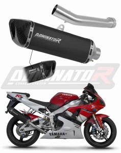 Yamaha YZF R1 1000 RN04 2000 - 2001 Εγκεκριμένη εξάτμιση Τελικό HP6 BLACK + dB killer