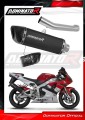 εξάτμιση τελικό DOMINATOR Εγκεκριμένη HP6 BLACK κατάλληλη για μοτοσυκλέτα Yamaha YZF R1 1000 RN04 2000 - 2001 2