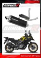 εξάτμιση τελικό DOMINATOR P7 ΜΑΥΡΟ κατάλληλο για μοτοσυκλέτα Suzuki DL 650 V-Strom 2017 - 2025 2