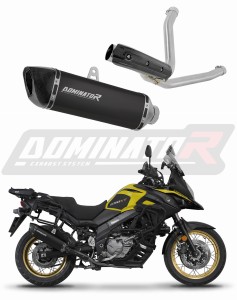 Suzuki DL 650 V-Strom 2017 - 2025 εξάτμιση Τελικό HP6 BLACK + dB killer