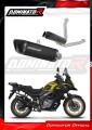 εξάτμιση τελικό DOMINATOR HP6 ΜΑΥΡΟ κατάλληλο για τη μοτοσυκλέτα Suzuki DL 650 V-Strom 2017 - 2025 2