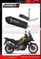 εξάτμιση τελικό DOMINATOR HP7 BLACK κατάλληλο για μοτοσυκλέτα Suzuki DL 650 V-Strom 2017 - 2025 2