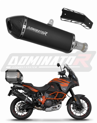 εξάτμιση τελικό DOMINATOR HP7 ΜΑΥΡΟ κατάλληλο για μοτοσυκλέτα KTM 1290 SUPER Adventure S / R 2015 - 2020