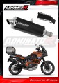 εξάτμιση τελικό DOMINATOR P7 ΜΑΥΡΟ κατάλληλο για μοτοσυκλέτα KTM 1090 Adventure / R 2017 - 2019 2