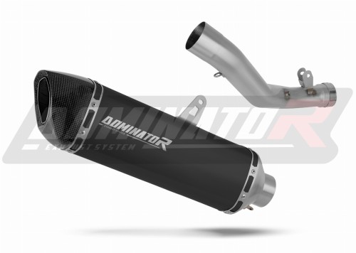 εξάτμιση τελικό DOMINATOR HP6 ΜΑΥΡΟ κατάλληλο για τη μοτοσυκλέτα Suzuki GSXR 1000 K9 L0 L1 2009 - 2011 3