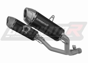 Suzuki GSXR 1000 K9 L0 L1 2009 - 2011 εξάτμιση τελικό S6 BLACK + dB killer