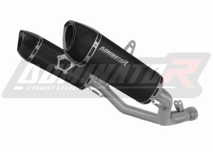 Suzuki GSXR 1000 K9 L0 L1 2009 - 2011 εξάτμιση τελικό HP6 BLACK + dB killer