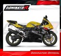 εξάτμιση τελικό DOMINATOR HP6 ΜΑΥΡΟ κατάλληλο για μοτοσυκλέτα Suzuki GSXR 750 K1-K5 2001 - 2005 5