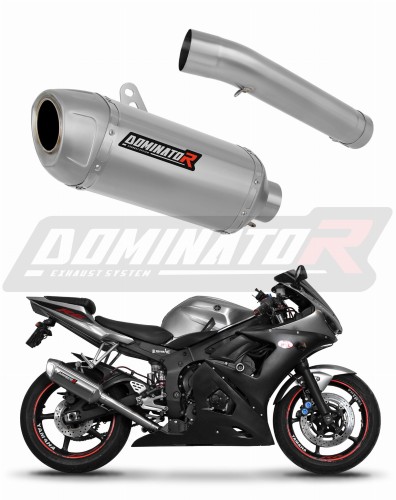 εξάτμιση σιγαστήρας DOMINATOR S6 Shorty κατάλληλος για μοτοσυκλέτα Yamaha YZF R6 2003 - 2005 6