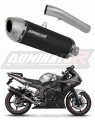 εξάτμιση τελικό DOMINATOR S6 ΜΑΥΡΟ για μοτοσυκλέτα Yamaha YZF R6 2003 - 2005