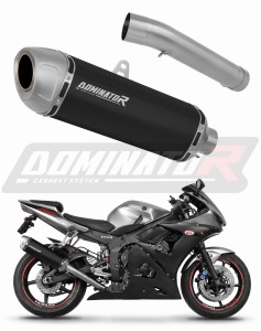 Yamaha YZF R6 2003 - 2005 εξάτμιση τελικό S6 BLACK + dB killer