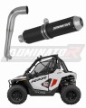 εξάτμιση τελικό DOMINATOR MX BLACK κατάλληλο για μοτοσυκλέτα Polaris RZR 200 2022 - 2025