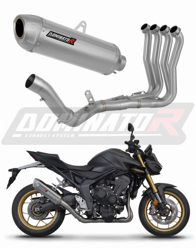 πλήρες σύστημα εξάτμισης με τελικό DOMINATOR Full System S6 κατάλληλο για μοτοσυκλέτα Honda CB 1000 Hornet / SP 2025