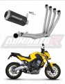 πλήρες σύστημα εξάτμισης με τελικό DOMINATOR Full System GP ΜΑΥΡΟ κατάλληλο για τη μοτοσυκλέτα Honda CB 650