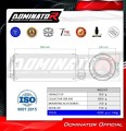 ολοκληρωμένο σύστημα εξάτμισης με τελικό DOMINATOR Full System GP κατάλληλο για τη μοτοσυκλέτα Honda CB 650 R 2019 - 2023 7