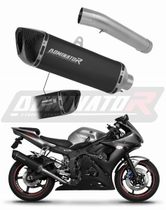 Yamaha YZF R6 2003 - 2005 Εγκεκριμένη εξάτμιση τελικό HP6 BLACK + dB killer