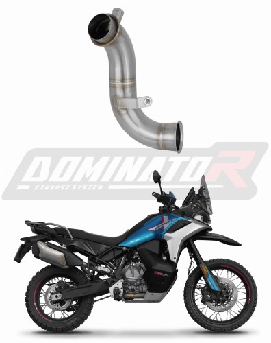 decat μεσαίο καζανάκι DOMINATOR Mid Pipe κατάλληλο για τη μοτοσυκλέτα CF MOTO 800 MT-X 2025