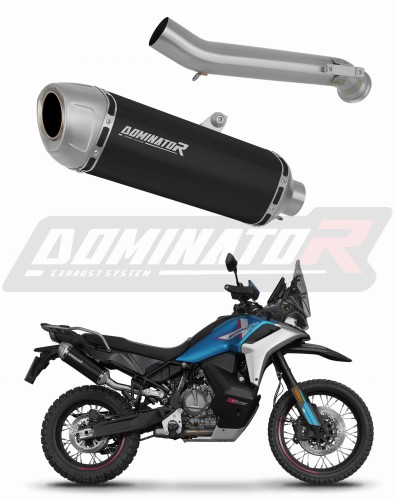 εξάτμιση σιγαστήρας DOMINATOR S6 ΜΑΥΡΟ για τη μοτοσυκλέτα CF MOTO 800 MT-X 2025