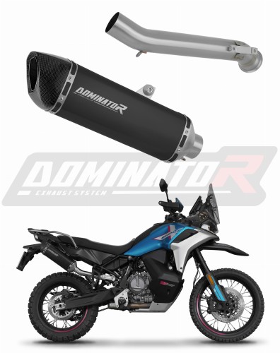 εξάτμιση τελικό DOMINATOR HP6 ΜΑΥΡΟ κατάλληλο για μοτοσυκλέτα CF MOTO 800 MT-X 2025