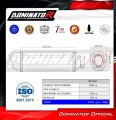 εξάτμιση τελικό DOMINATOR Τιτανίου HP6 κατάλληλο για μοτοσυκλέτα BMW R1300GS 2024 - 2025 7