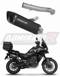CF MOTO 800 MT 2022 - 2025 Explore / Sport / Touring εξάτμιση τελικό HP6 BLACK + dB killer