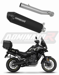 CF MOTO 800 MT 2022 - 2025 Explore / Sport / Touring εξάτμιση τελικό MX2 BLACK + dB killer