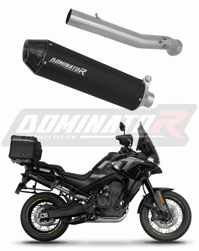 εξάτμιση τελικό DOMINATOR MX2 ΜΑΥΡΟ κατάλληλο για μοτοσυκλέτα CF MOTO 800 MT 2022 - 2025