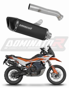 KTM 790 Adventure / R 2019 - 2025 εξάτμιση τελικό HP6 BLACK + dB killer