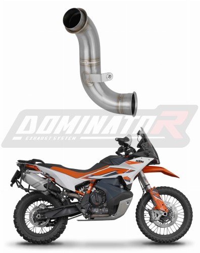 decat μεσαίος σιγαστήρας DOMINATOR Mid Pipe κατάλληλος για τη μοτοσυκλέτα KTM 890 Adventure / R 2021 - 2024