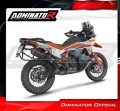εξάτμιση σιγαστήρας DOMINATOR HP6 ΜΑΥΡΟ κατάλληλο για μοτοσυκλέτα KTM 890 Adventure / R 2021 - 2025 4