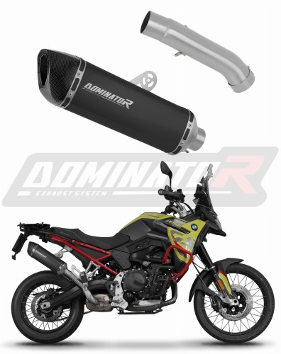εξάτμιση τελικό DOMINATOR HP6 ΜΑΥΡΟ κατάλληλο για μοτοσυκλέτα BMW F900 GS 2024 - 2026