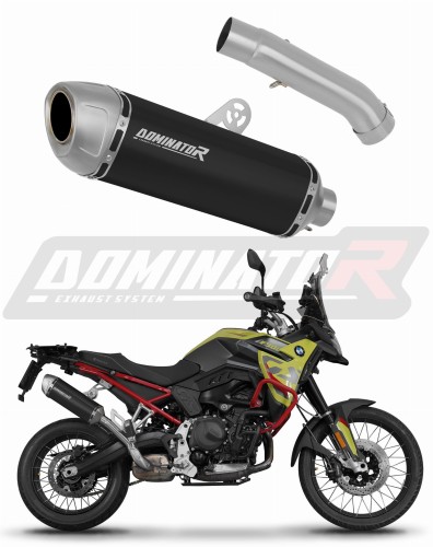 εξάτμιση τελικό DOMINATOR S6 ΜΑΥΡΟ κατάλληλο για μοτοσυκλέτα BMW F900 GS 2024 - 2026