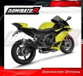 πλήρες σύστημα εξάτμισης με τελικό DOMINATOR Full System S6 ΜΑΥΡΟ για μοτοσυκλέτα Yamaha YZF R9 2025 3