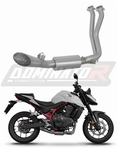 πλήρες σύστημα εξάτμισης με τελικό DOMINATOR Full System GP3 κατάλληλο για τη μοτοσικλέτα Honda CB 750 Hornet 2024 - 2025