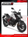 ολοκληρωμένο σύστημα εξάτμισης με τελικό DOMINATOR Full System S6 ΜΑΥΡΟ κατάλληλο για τη μοτοσυκλέτα Honda CB 750 Hornet 2024 - 2025 3