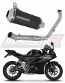 πλήρες σύστημα εξάτμισης με τελικό DOMINATOR Full System OV G2 ΜΑΥΡΟ κατάλληλο για μοτοσυκλέτα Yamaha YZF R125 2024 - 2025