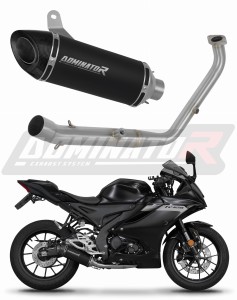Yamaha YZF R125 2024 - 2025 (Euro 5+) Πλήρες σύστημα Πολλαπλή εξάτμιση σιγαστήρας HP8 BLACK + dB killer
