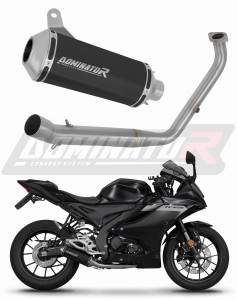 Yamaha YZF R125 2021 - 2024 (Euro 5) Πλήρες σύστημα Συλλέκτης εξάτμιση τελικό OV G2 BLACK + dB killer
