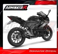 ολοκληρωμένο σύστημα εξάτμισης με τελικό DOMINATOR Full System HP8 ΜΑΥΡΟ κατάλληλο για μοτοσυκλέτα Yamaha YZF R125 2021 - 2024 3