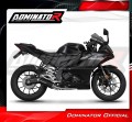 πλήρες σύστημα εξάτμισης με τελικό DOMINATOR Full System OV G2 ΜΑΥΡΟ κατάλληλο για μοτοσυκλέτα Yamaha YZF R125 2024 - 2025 4