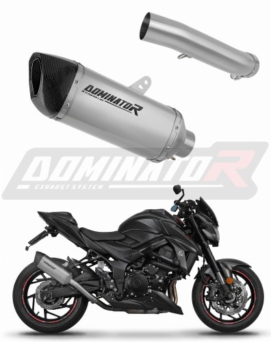 εξάτμιση τελικό DOMINATOR Τιτανίου HP6 κατάλληλο για μοτοσυκλέτα Suzuki GSX-S 750 2017 - 2020