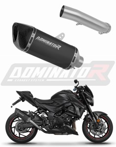 Suzuki GSX-S 750 2017-2020 εξάτμιση τελικό HP6 BLACK + dB killer