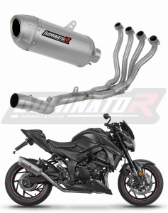 Suzuki GSX-S 750 2017-2020 Full Exhaust System Collector Silencer S6 + dB killer