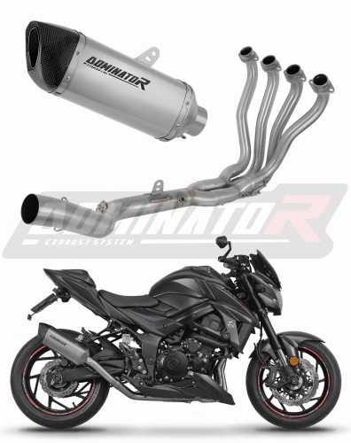 kompletny układ wydechowy z tłumikiem DOMINATOR Full System Tytanowy HP6 pasujący do motocykla Suzuki GSX-S 750 2017 - 2020