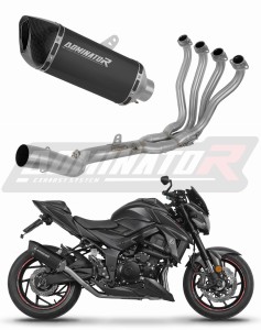 Suzuki GSX-S 750 2017-2020 Full system Χταπόδι εξάτμιση τελικό HP6 BLACK + dB killer