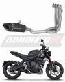 πλήρες σύστημα εξάτμισης με τελικό DOMINATOR Full System HP8 ΜΑΥΡΟ κατάλληλο για τη μοτοσυκλέτα Triumph Trident 660 2021 - 2024