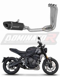 Triumph Trident 660 2021 - 2024 Full system Χταπόδι εξάτμιση τελικό HP8 BLACK + dB killer