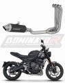 πλήρες σύστημα εξάτμισης με τελικό DOMINATOR Full System GPF ΜΑΥΡΟ κατάλληλο για τη μοτοσυκλέτα Triumph Trident 660 2021 - 2024