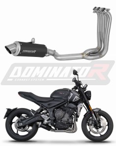 Triumph Trident 660 2021 - 2024 Πλήρες σύστημα χταπόδι εξάτμιση τελικό GPF BLACK + dB killer