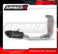 πλήρες σύστημα εξάτμισης με τελικό DOMINATOR Full System HP8 ΜΑΥΡΟ κατάλληλο για τη μοτοσυκλέτα Triumph Trident 660 2021 - 2024 2